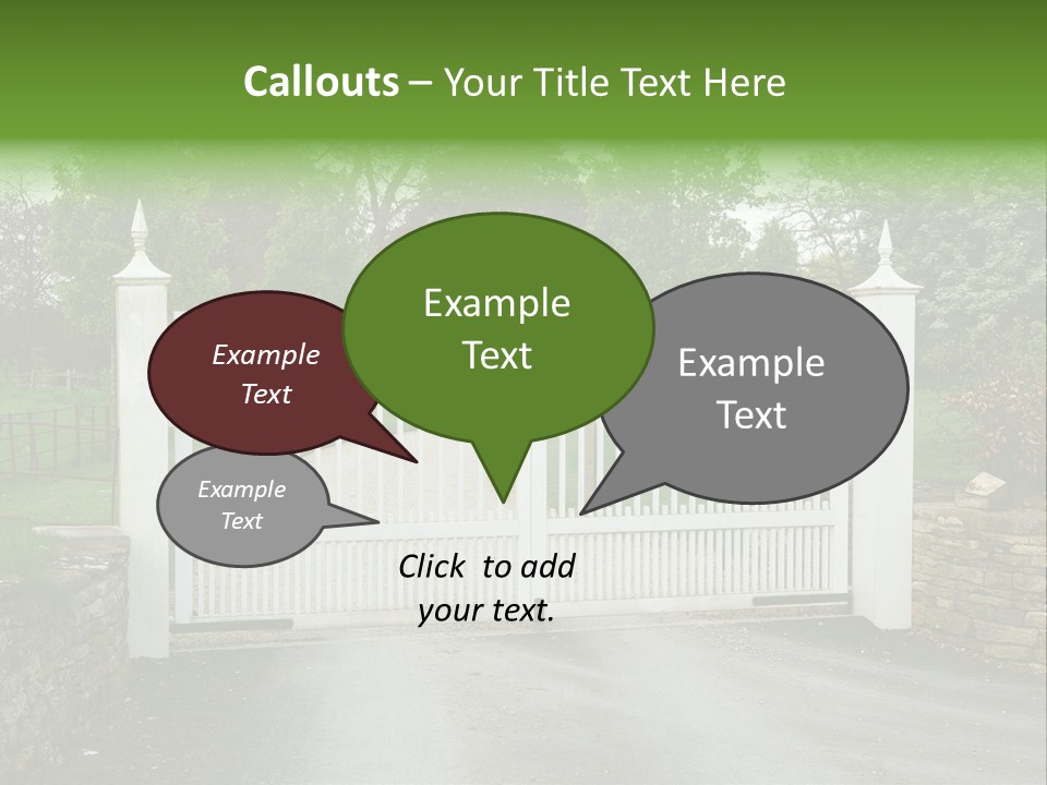 Hotel Metal Ornamental PowerPoint Template