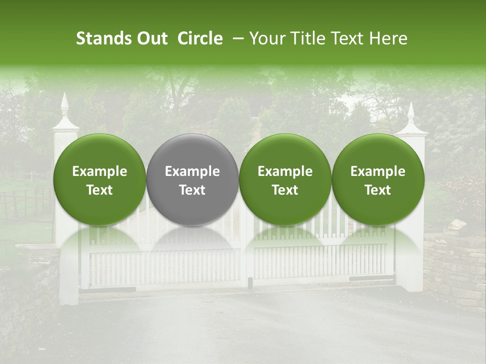 Hotel Metal Ornamental PowerPoint Template