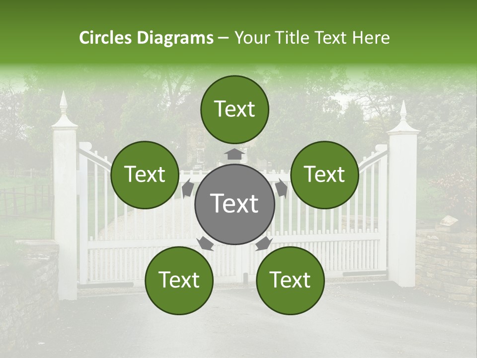 Hotel Metal Ornamental PowerPoint Template