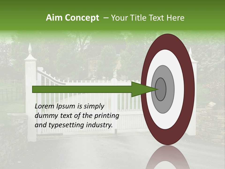 Hotel Metal Ornamental PowerPoint Template