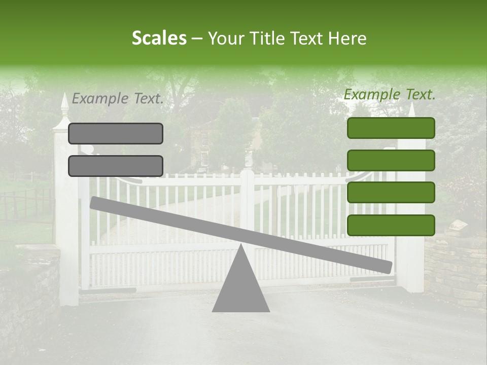 Hotel Metal Ornamental PowerPoint Template