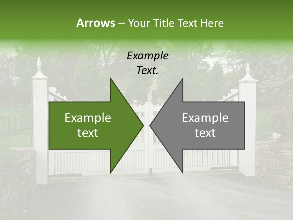 Hotel Metal Ornamental PowerPoint Template