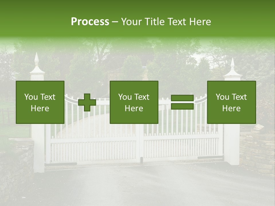 Hotel Metal Ornamental PowerPoint Template