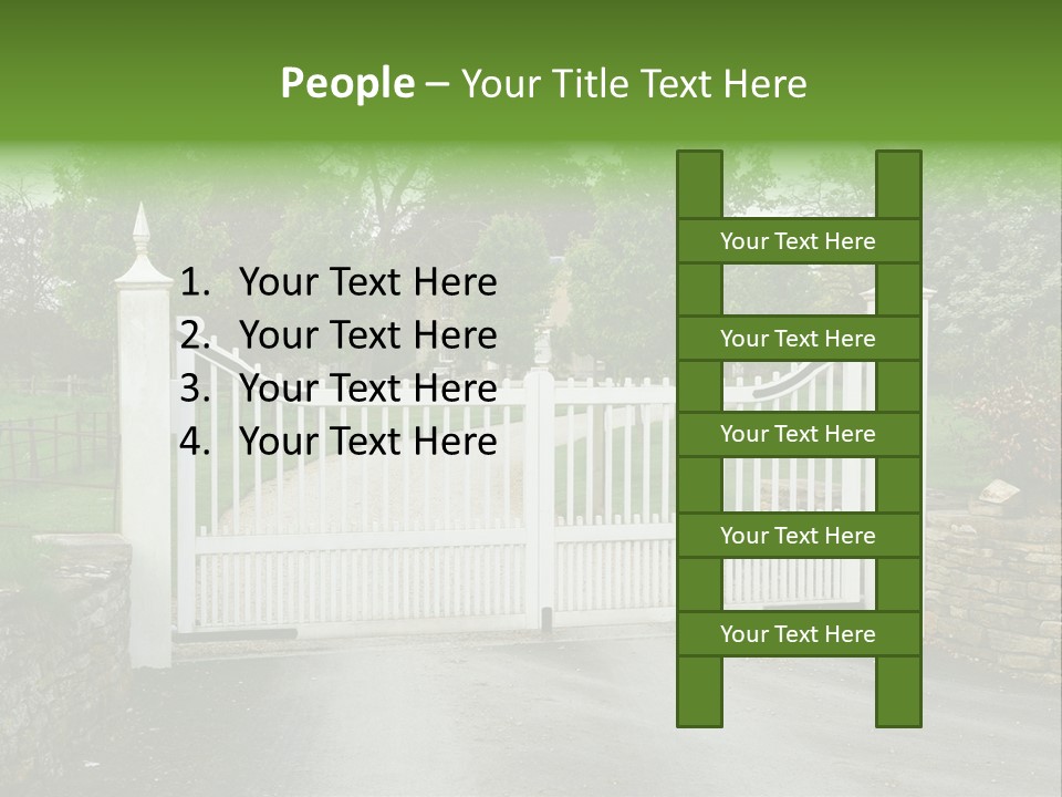 Hotel Metal Ornamental PowerPoint Template