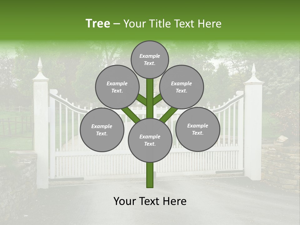 Hotel Metal Ornamental PowerPoint Template