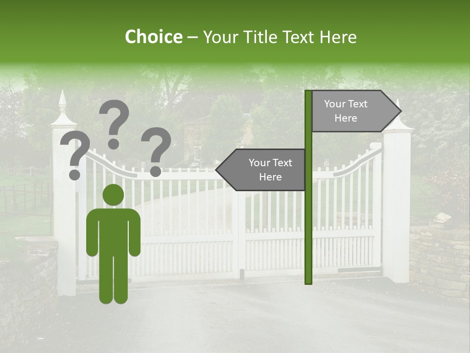 Hotel Metal Ornamental PowerPoint Template