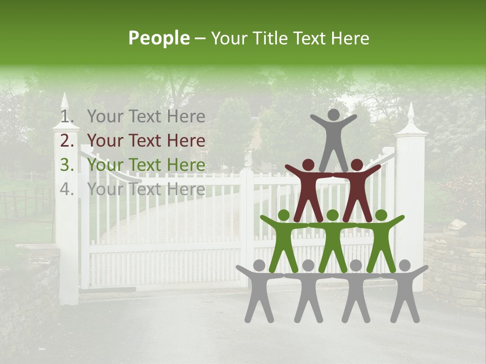 Hotel Metal Ornamental PowerPoint Template