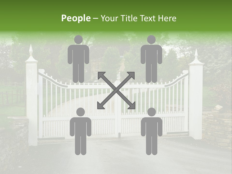 Hotel Metal Ornamental PowerPoint Template