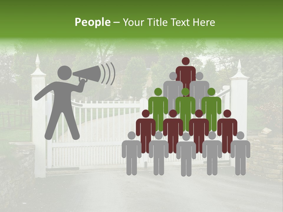 Hotel Metal Ornamental PowerPoint Template