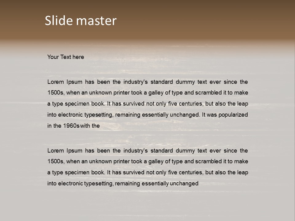 Messy Abstract Weathered PowerPoint Template