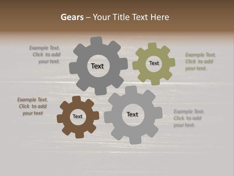 Messy Abstract Weathered PowerPoint Template