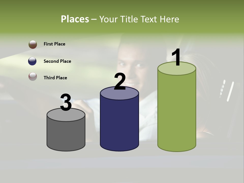 People Traveling Smiling PowerPoint Template