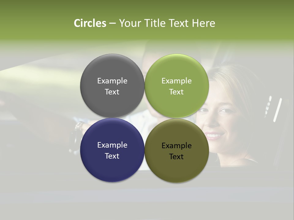 People Traveling Smiling PowerPoint Template