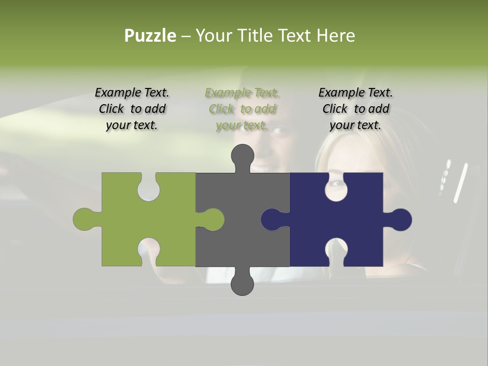 People Traveling Smiling PowerPoint Template