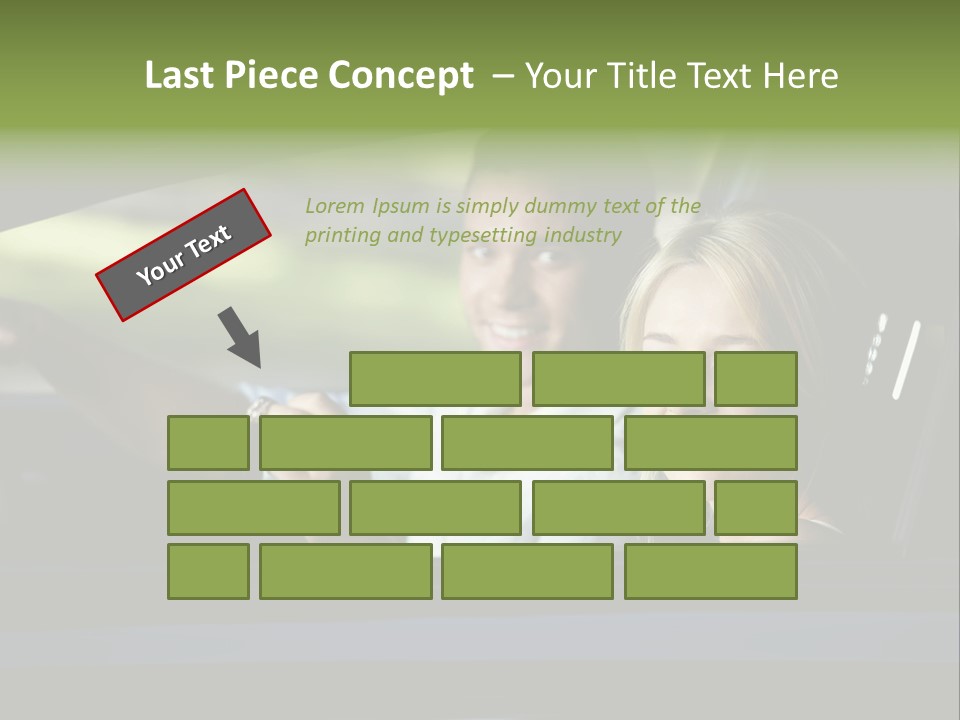 People Traveling Smiling PowerPoint Template