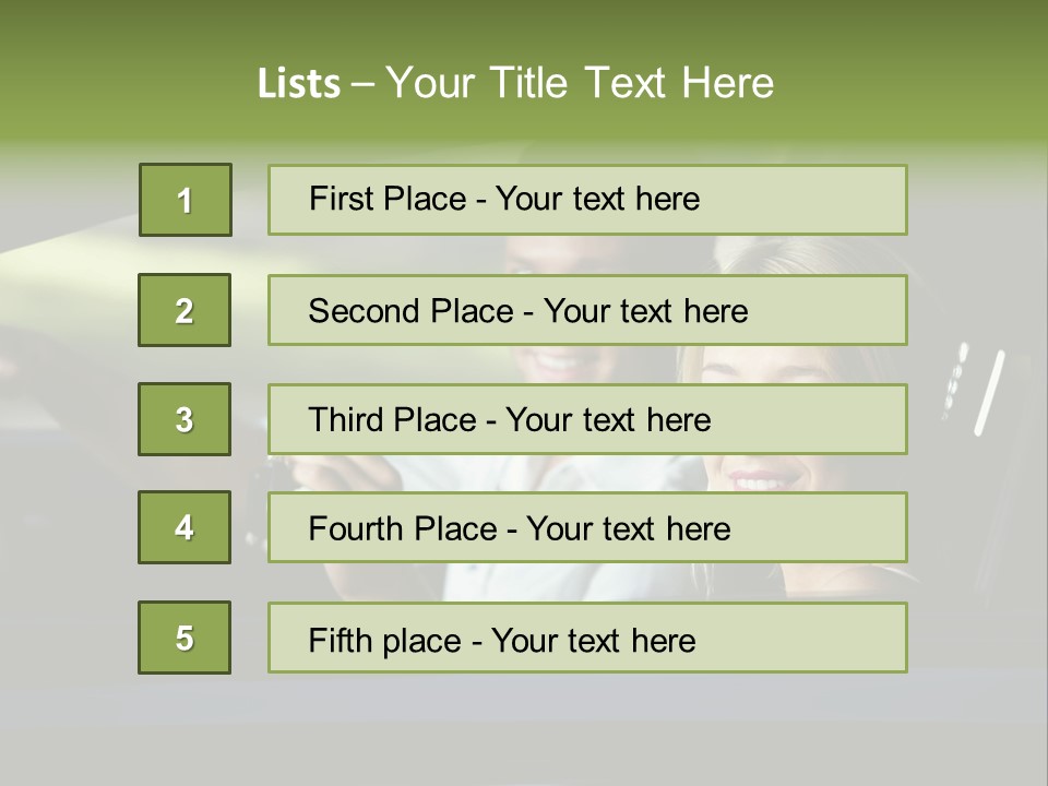 People Traveling Smiling PowerPoint Template