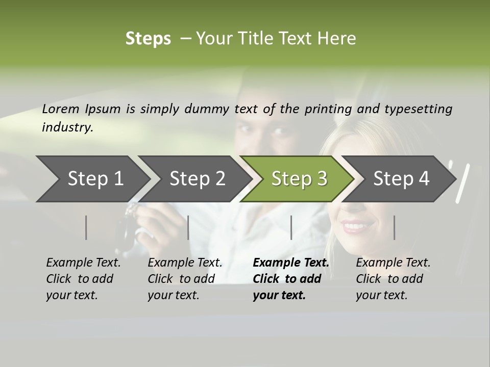 People Traveling Smiling PowerPoint Template