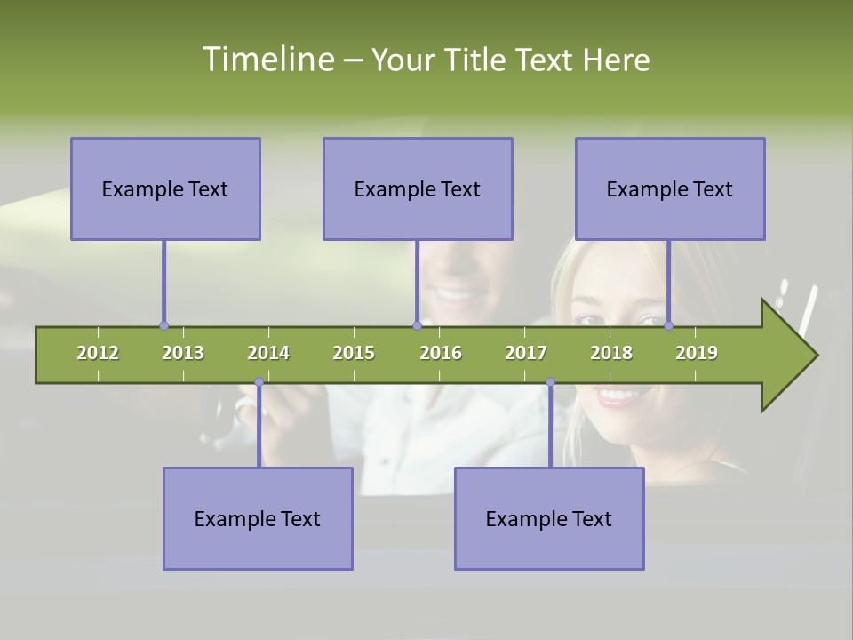 People Traveling Smiling PowerPoint Template