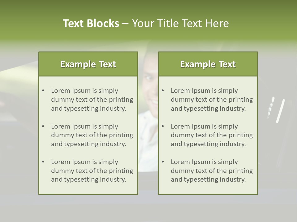 People Traveling Smiling PowerPoint Template