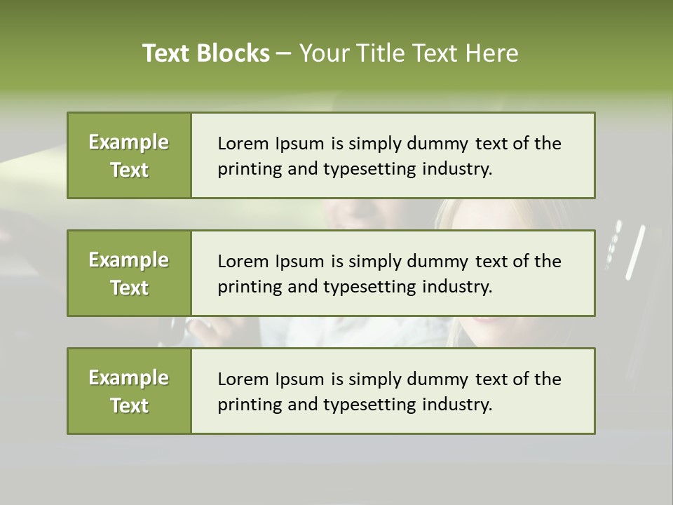 People Traveling Smiling PowerPoint Template