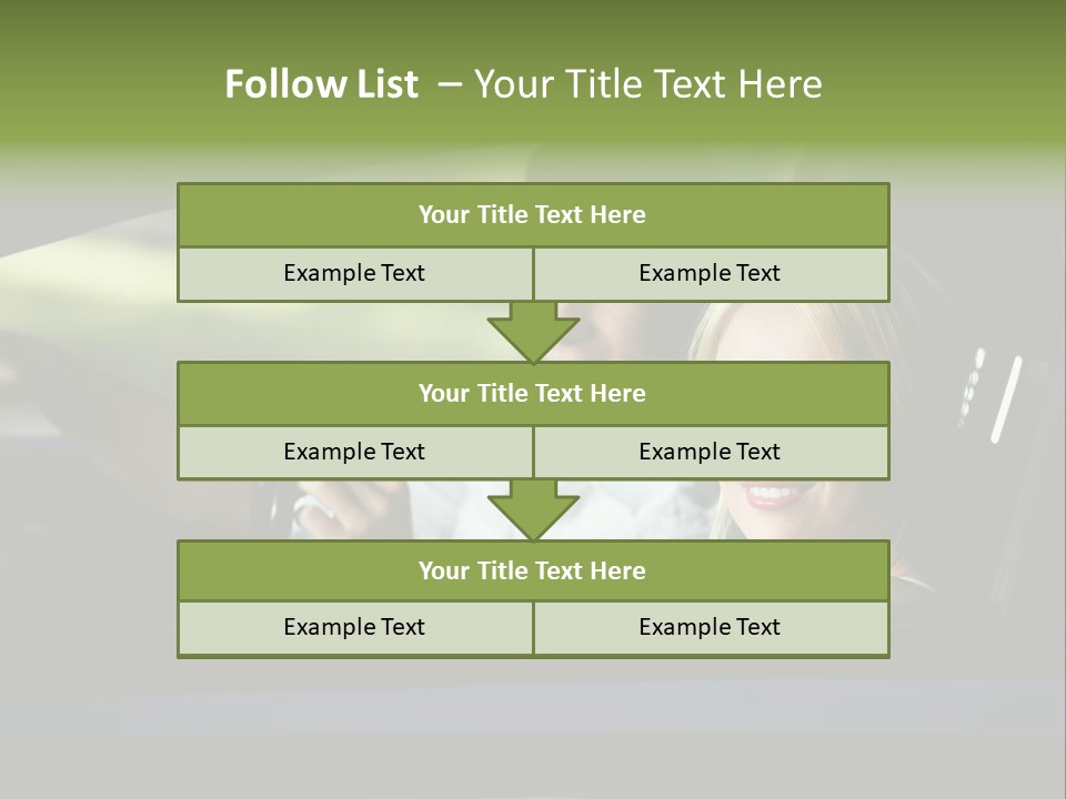 People Traveling Smiling PowerPoint Template