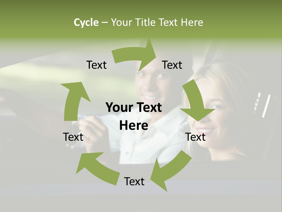 People Traveling Smiling PowerPoint Template