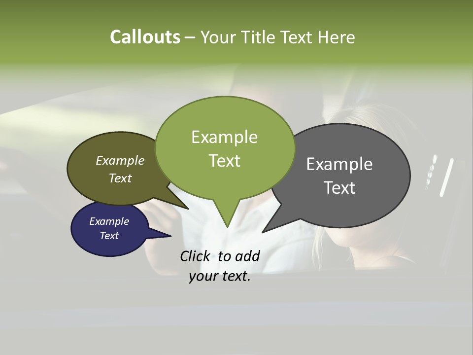 People Traveling Smiling PowerPoint Template