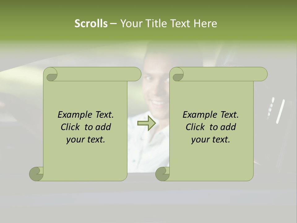 People Traveling Smiling PowerPoint Template