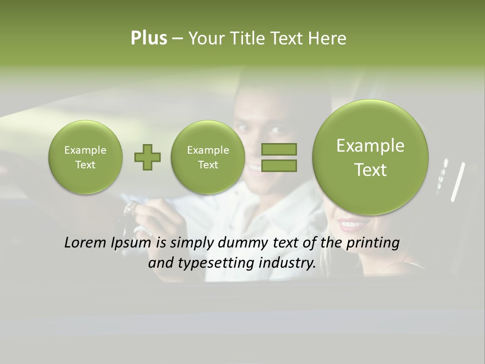 People Traveling Smiling PowerPoint Template