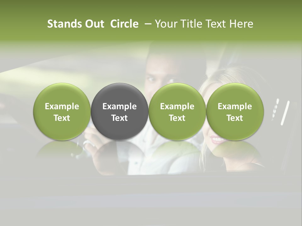 People Traveling Smiling PowerPoint Template