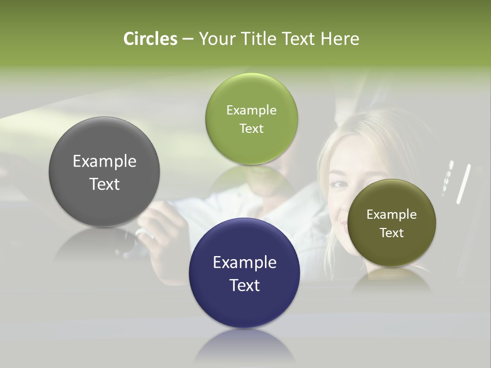 People Traveling Smiling PowerPoint Template