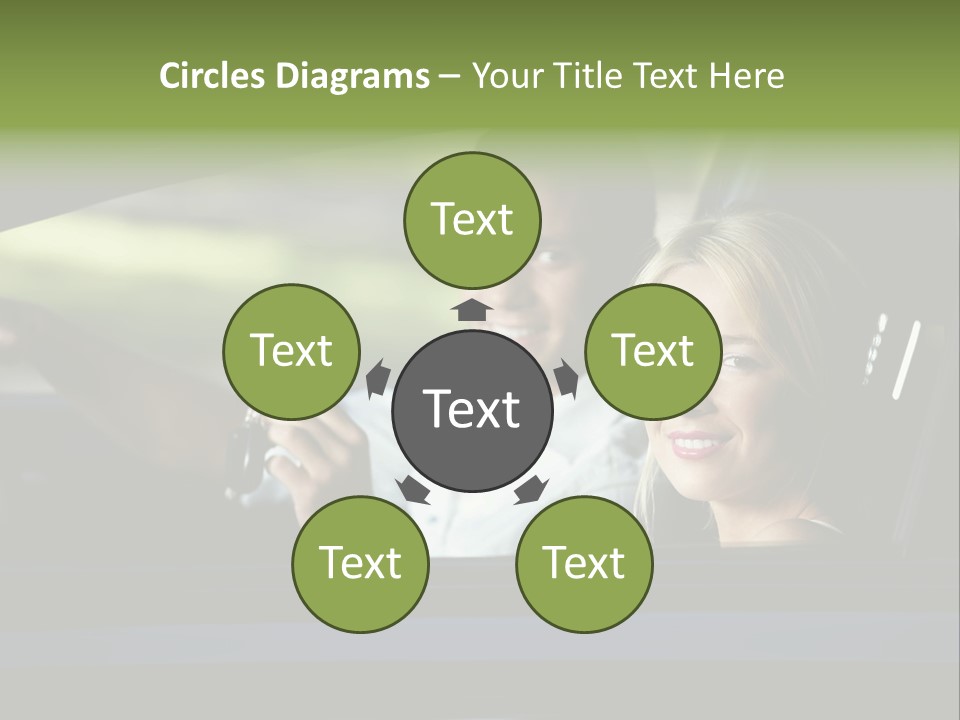 People Traveling Smiling PowerPoint Template