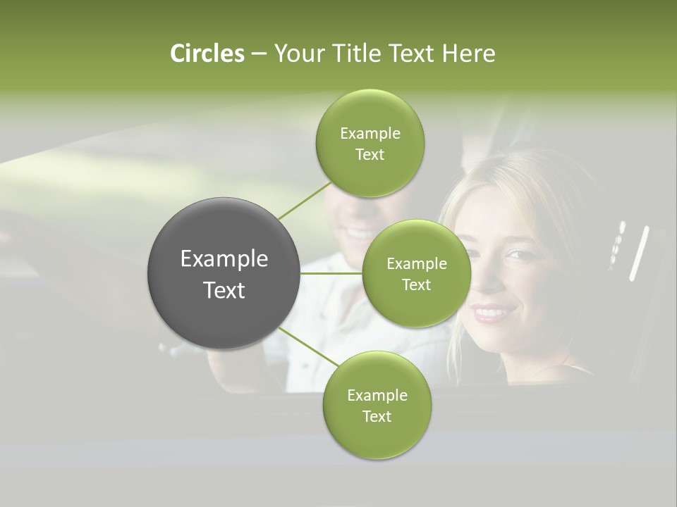 People Traveling Smiling PowerPoint Template