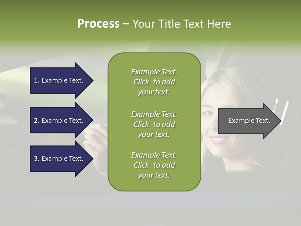 People Traveling Smiling PowerPoint Template