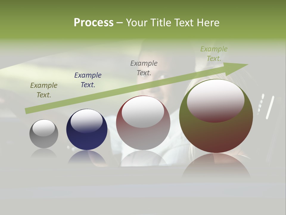 People Traveling Smiling PowerPoint Template