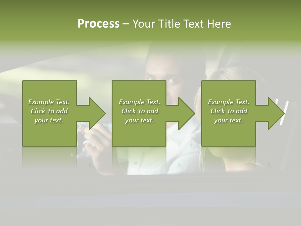 People Traveling Smiling PowerPoint Template