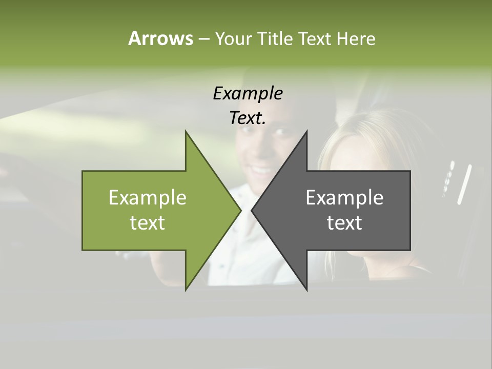 People Traveling Smiling PowerPoint Template