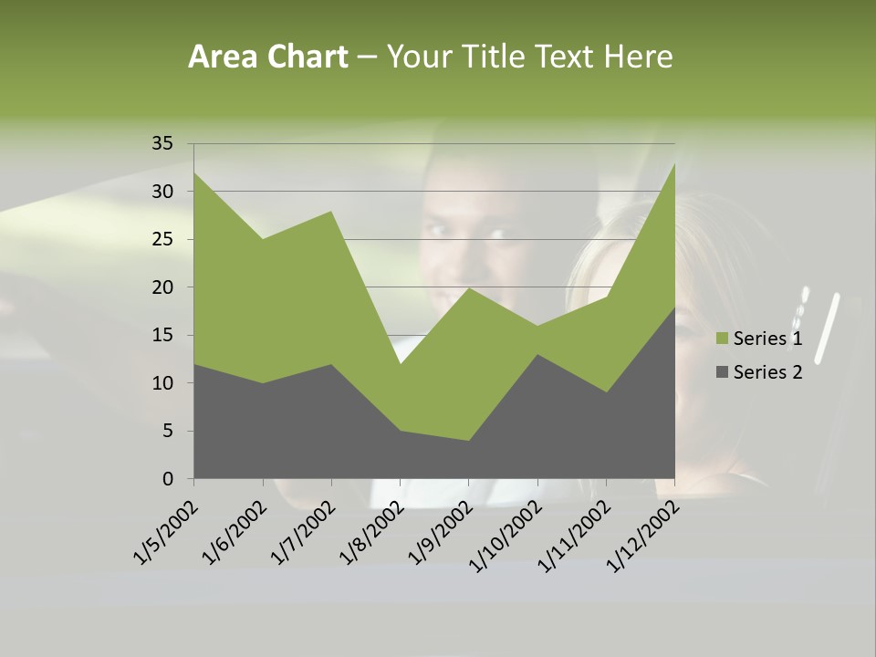 People Traveling Smiling PowerPoint Template
