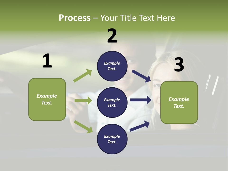 People Traveling Smiling PowerPoint Template