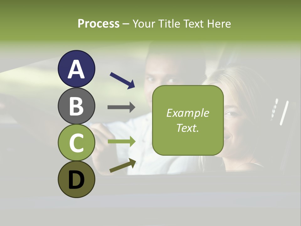 People Traveling Smiling PowerPoint Template