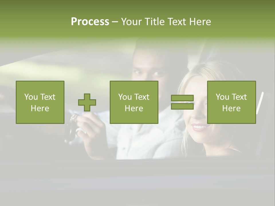 People Traveling Smiling PowerPoint Template