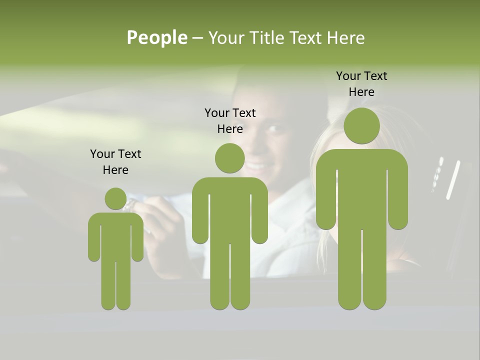 People Traveling Smiling PowerPoint Template