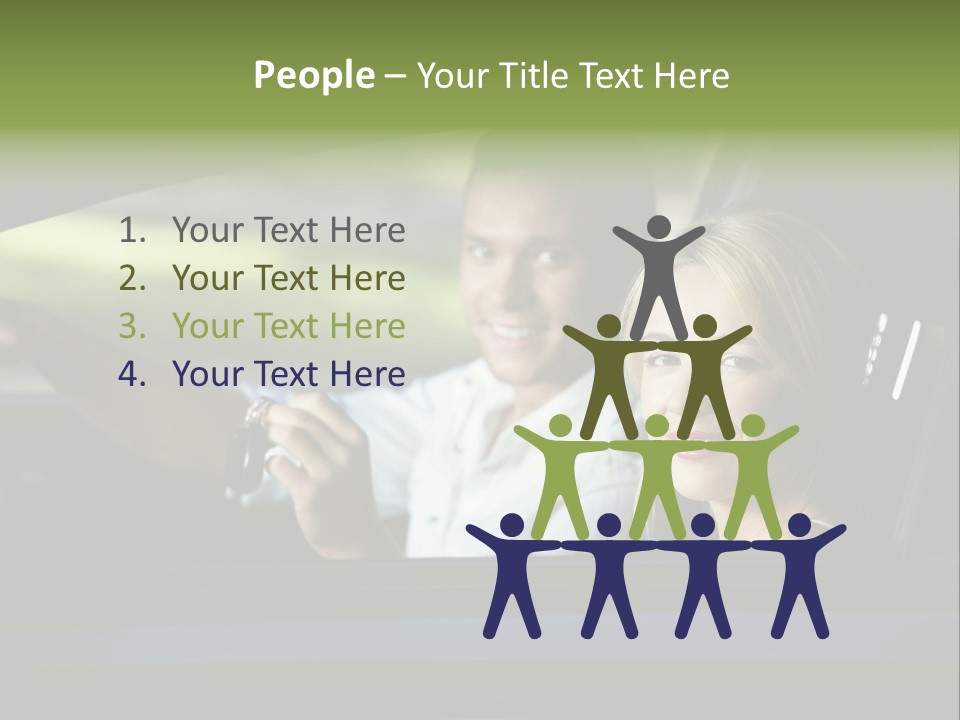 People Traveling Smiling PowerPoint Template