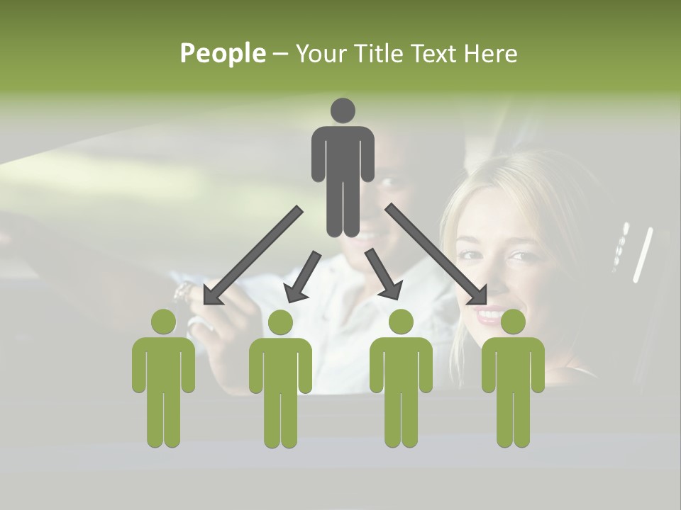 People Traveling Smiling PowerPoint Template