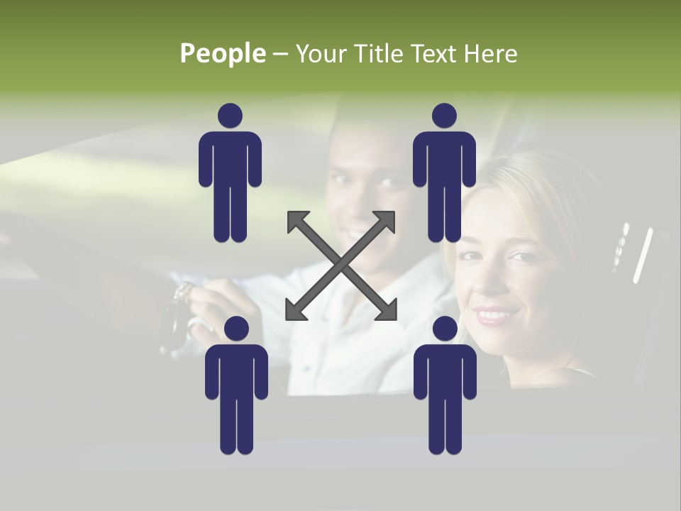 People Traveling Smiling PowerPoint Template