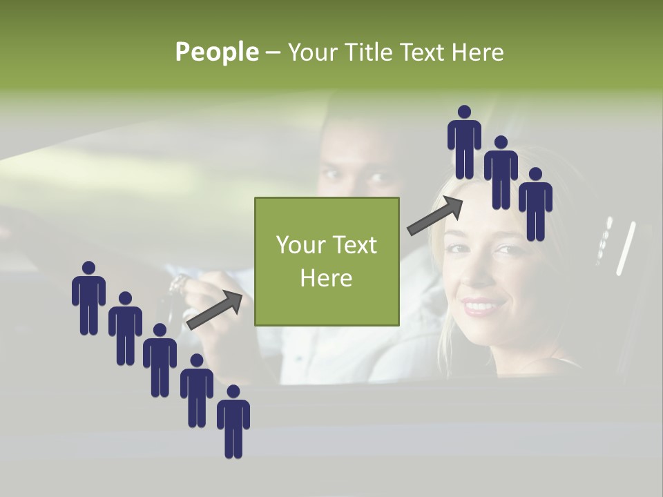 People Traveling Smiling PowerPoint Template