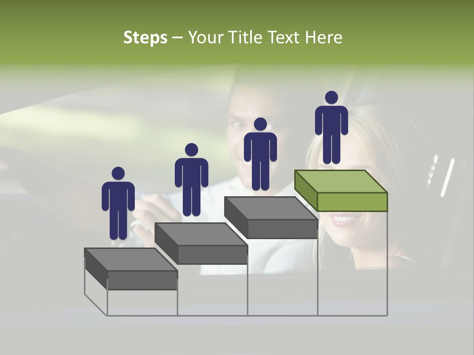 People Traveling Smiling PowerPoint Template