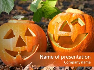 Park Smile Spooky PowerPoint Template