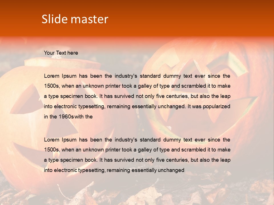 Park Smile Spooky PowerPoint Template