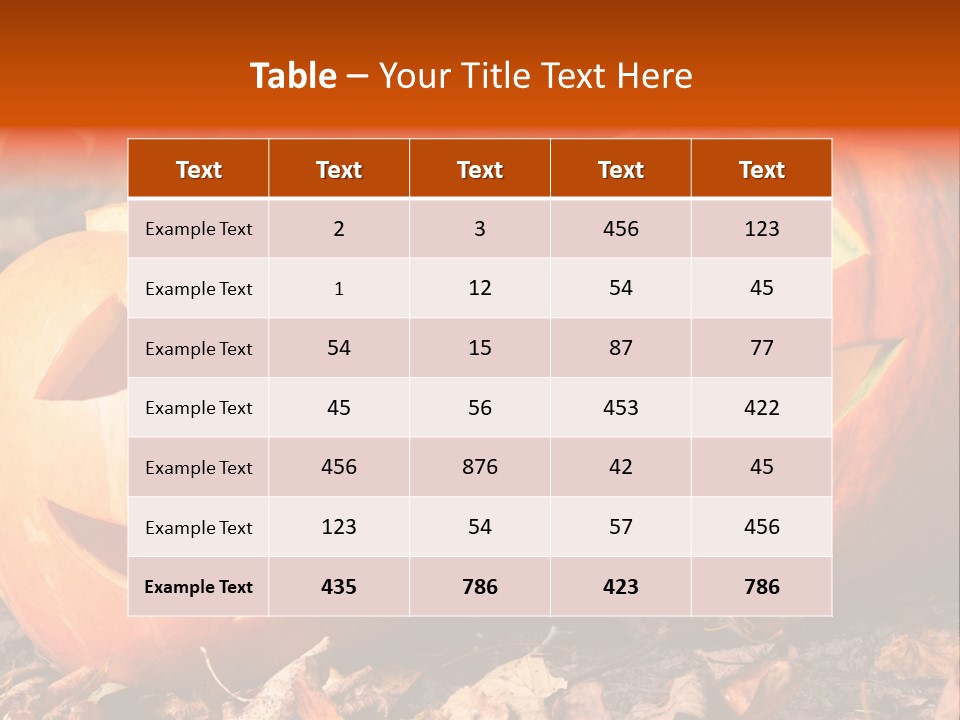 Park Smile Spooky PowerPoint Template